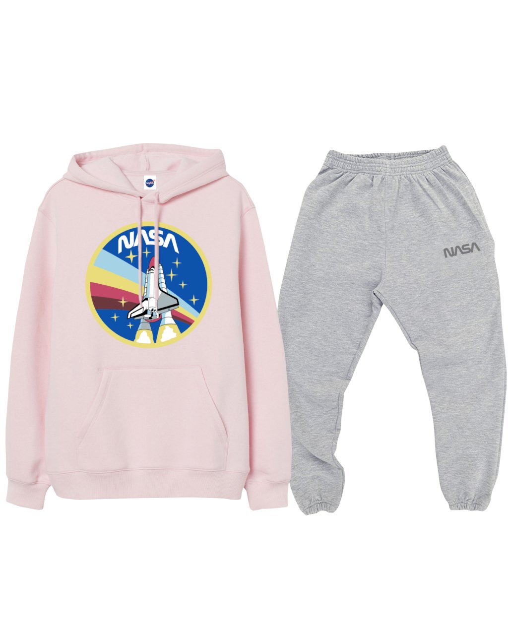CONJUNTO NASA (HOODIE + JOGGER GRIS)