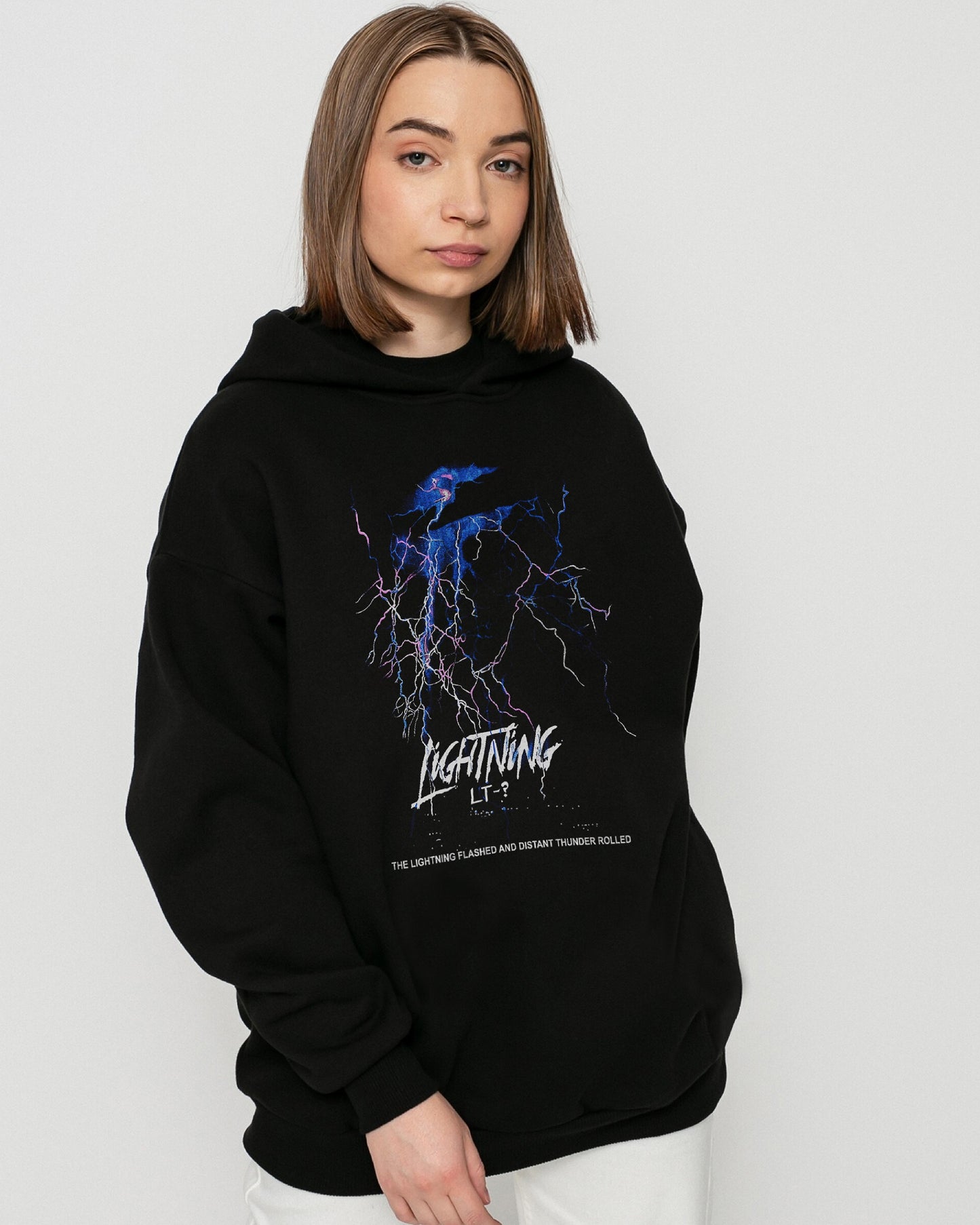 HOODIE LIGHTNING NEGRA