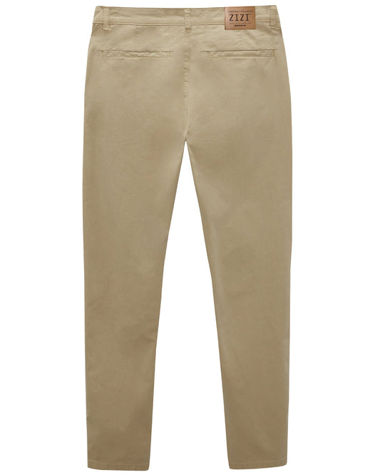 PANTALÓN DE GABARDINA CABALLERO HABANO