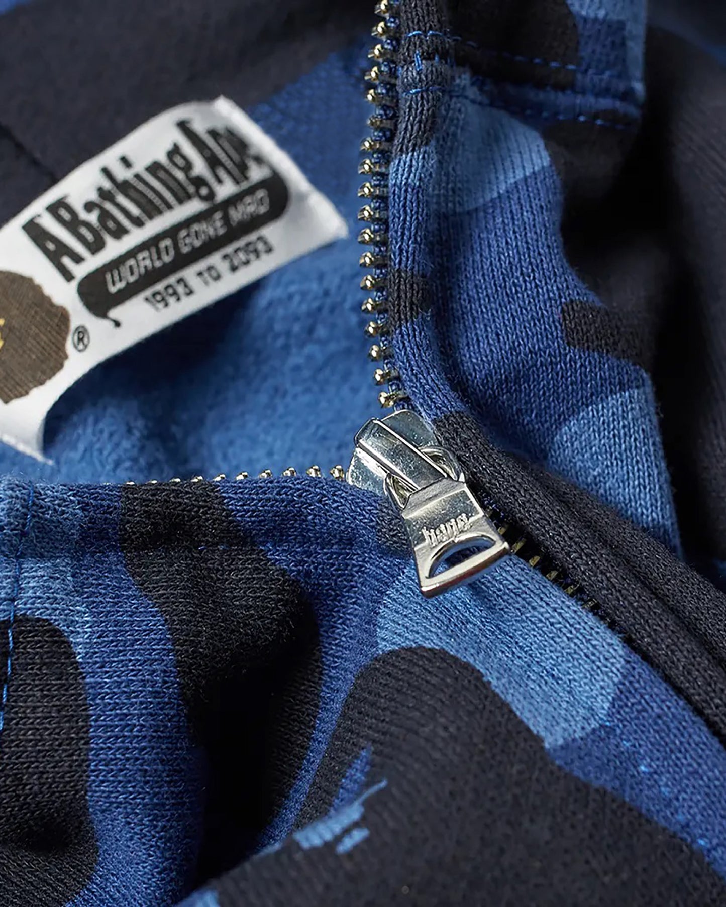 CHOMPA HOODIE BAPE SHARK COLOR AZUL