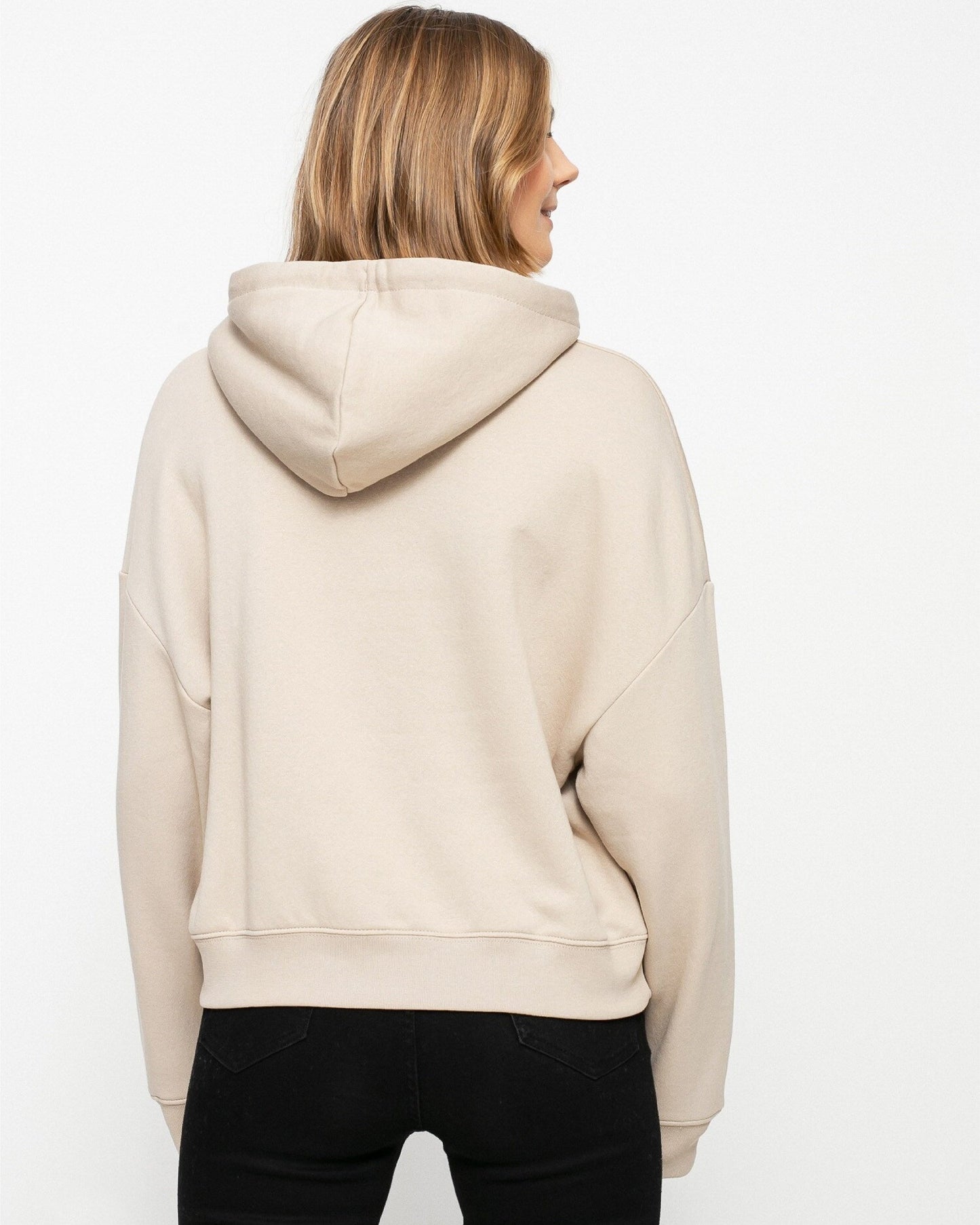 HOODIE NASA CREMA BANDERA