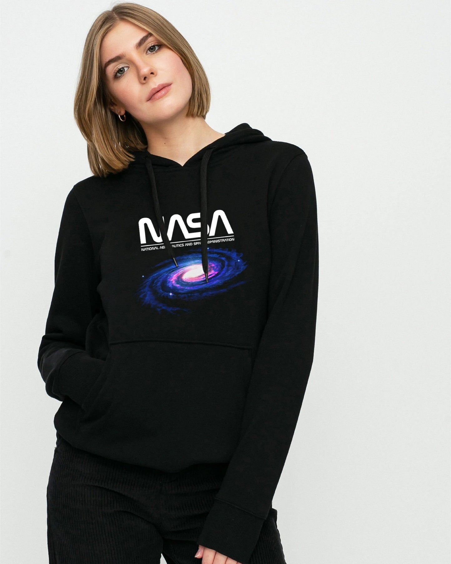 HOODIE NASA NEGRO GALAXY