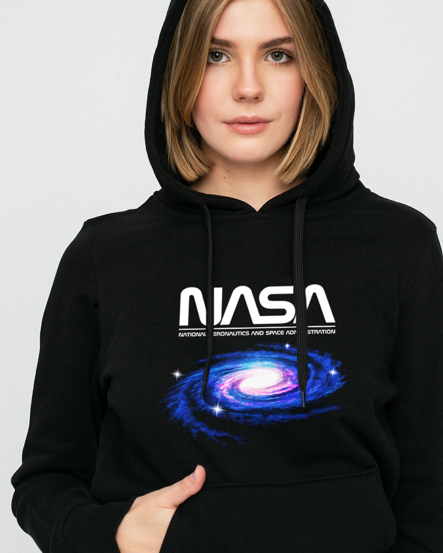 HOODIE NASA NEGRO GALAXY