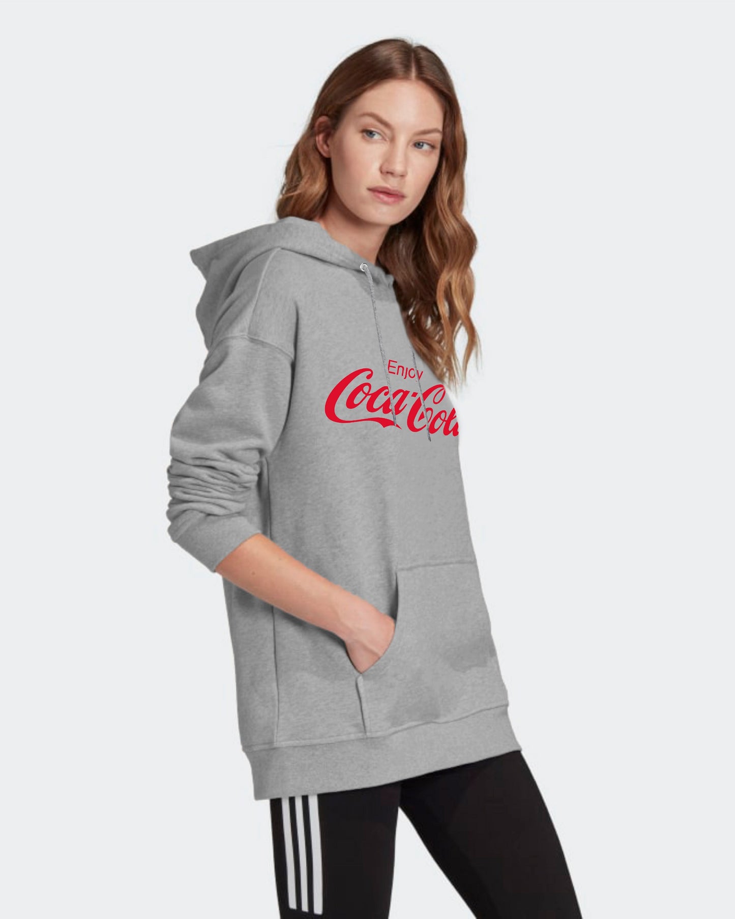 SUDADERA COCA-COLA GRIS