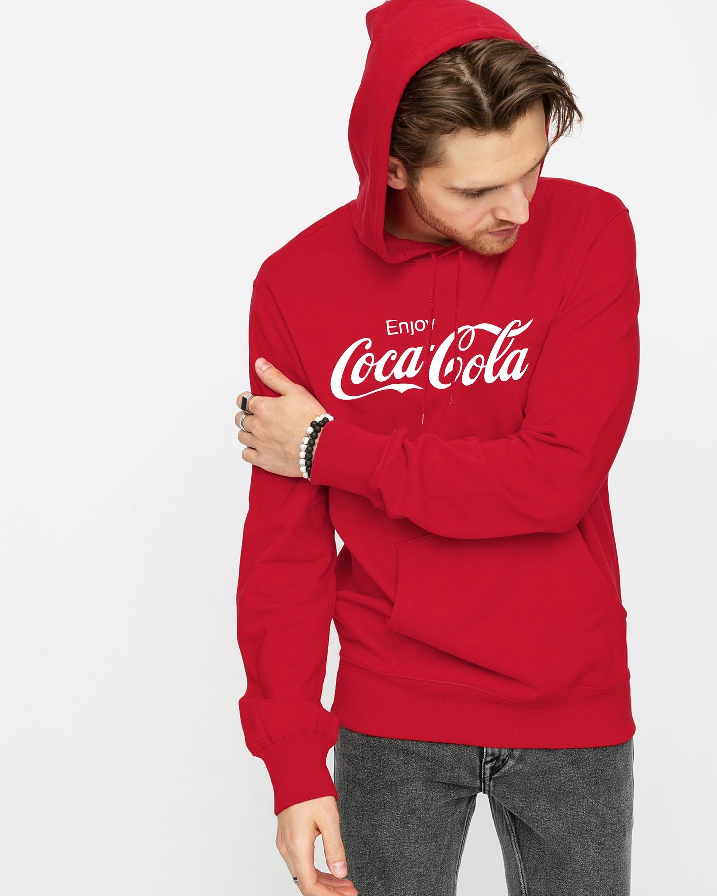 SUDADERA COCA-COLA ROJA