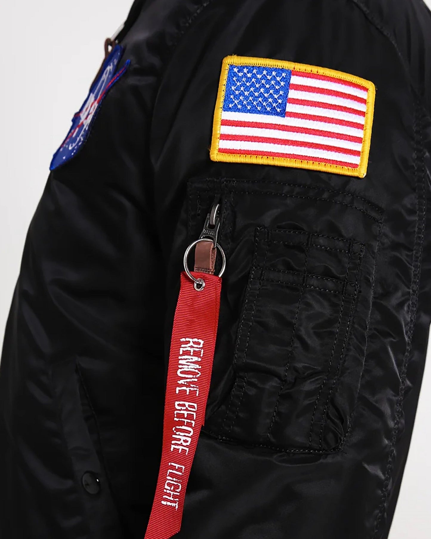 BOMBER JACKET NASA NEGRA