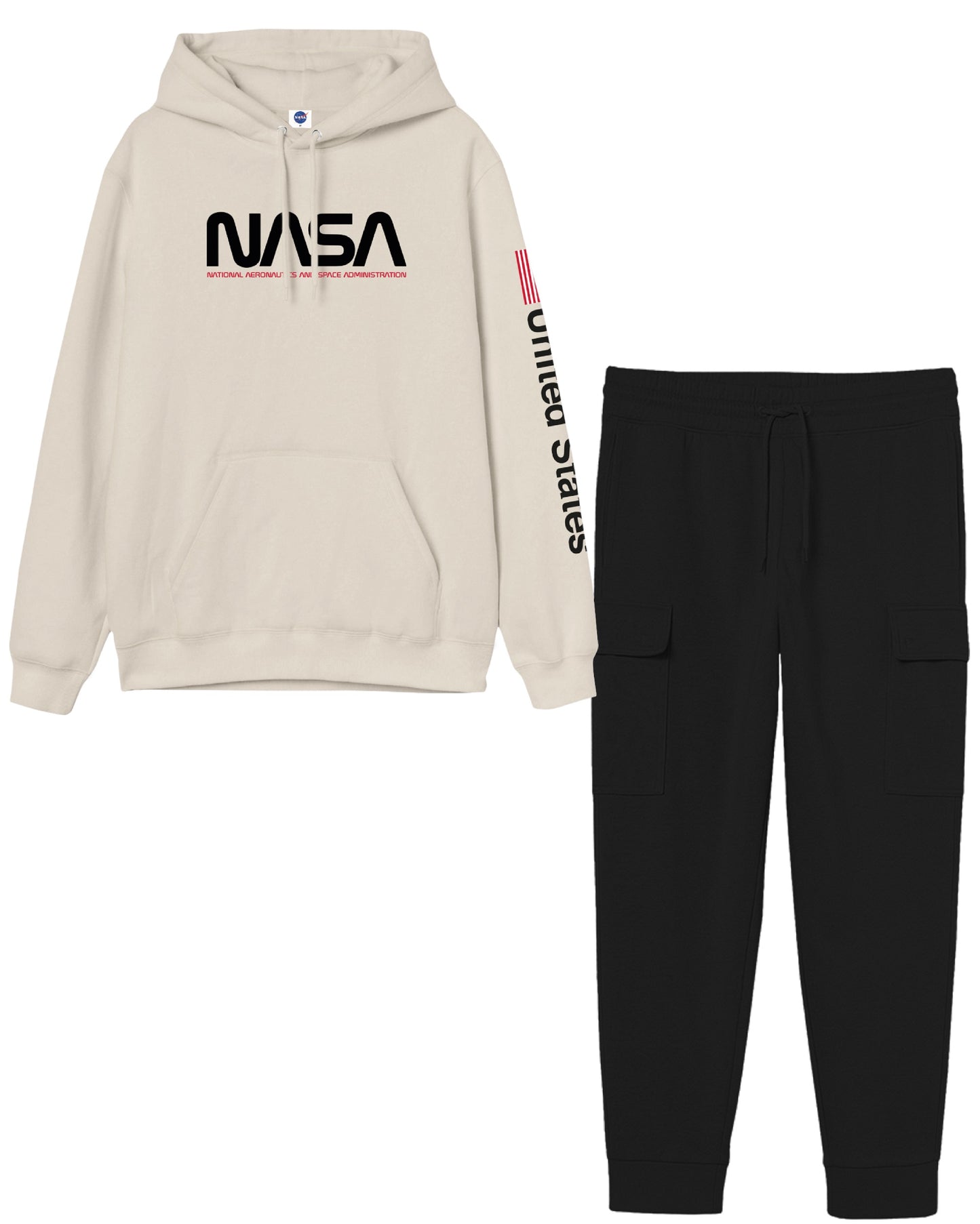 CONJUNTO CENTENNIAL ESTAMPADO (SUDADERA + CARGO JOGGER)