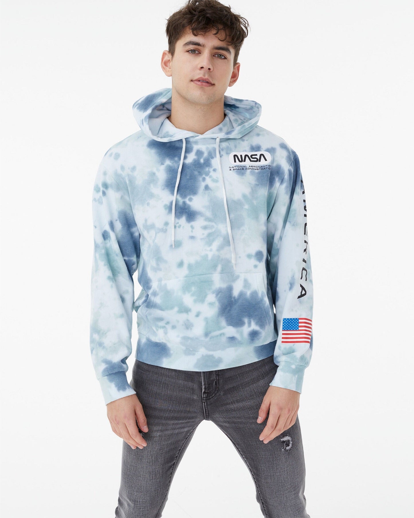 HOODIE NASA TIE DYE CELESTE