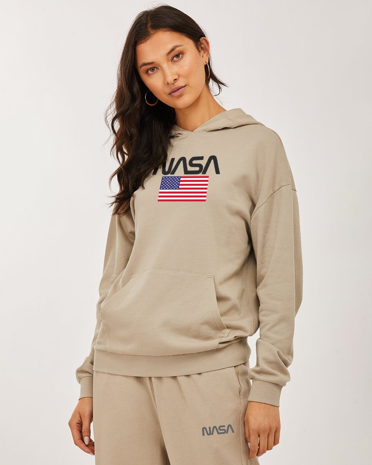 HOODIE NASA HABANO LOGO BANDERA