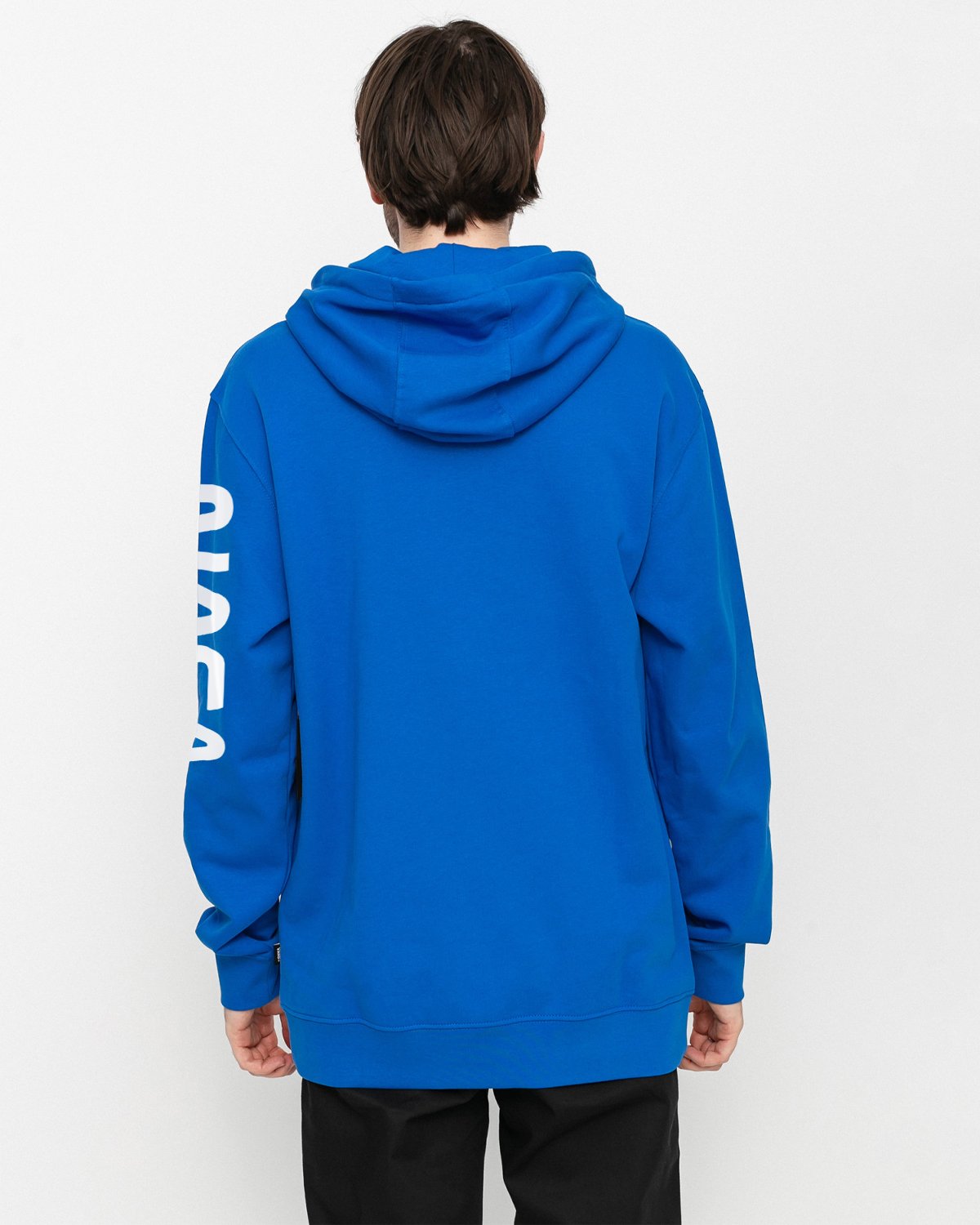 HOODIE NASA AZUL LOGO BLANCO