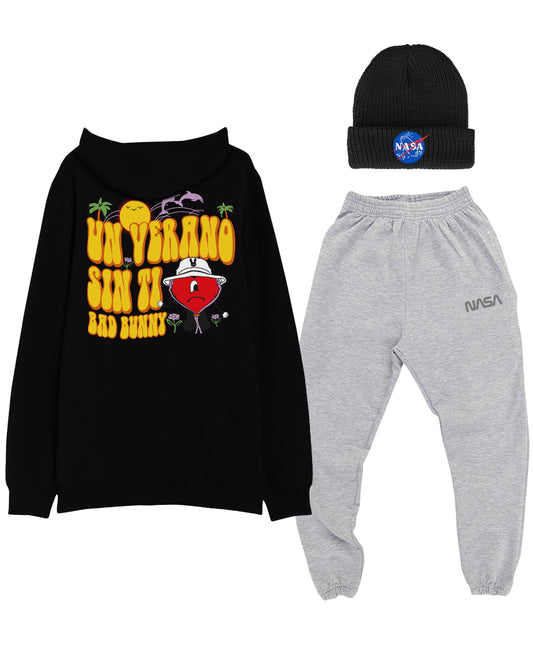 CONJUNTO CENTRAL PARK (SUDADERA + JOGGER + GORRO)