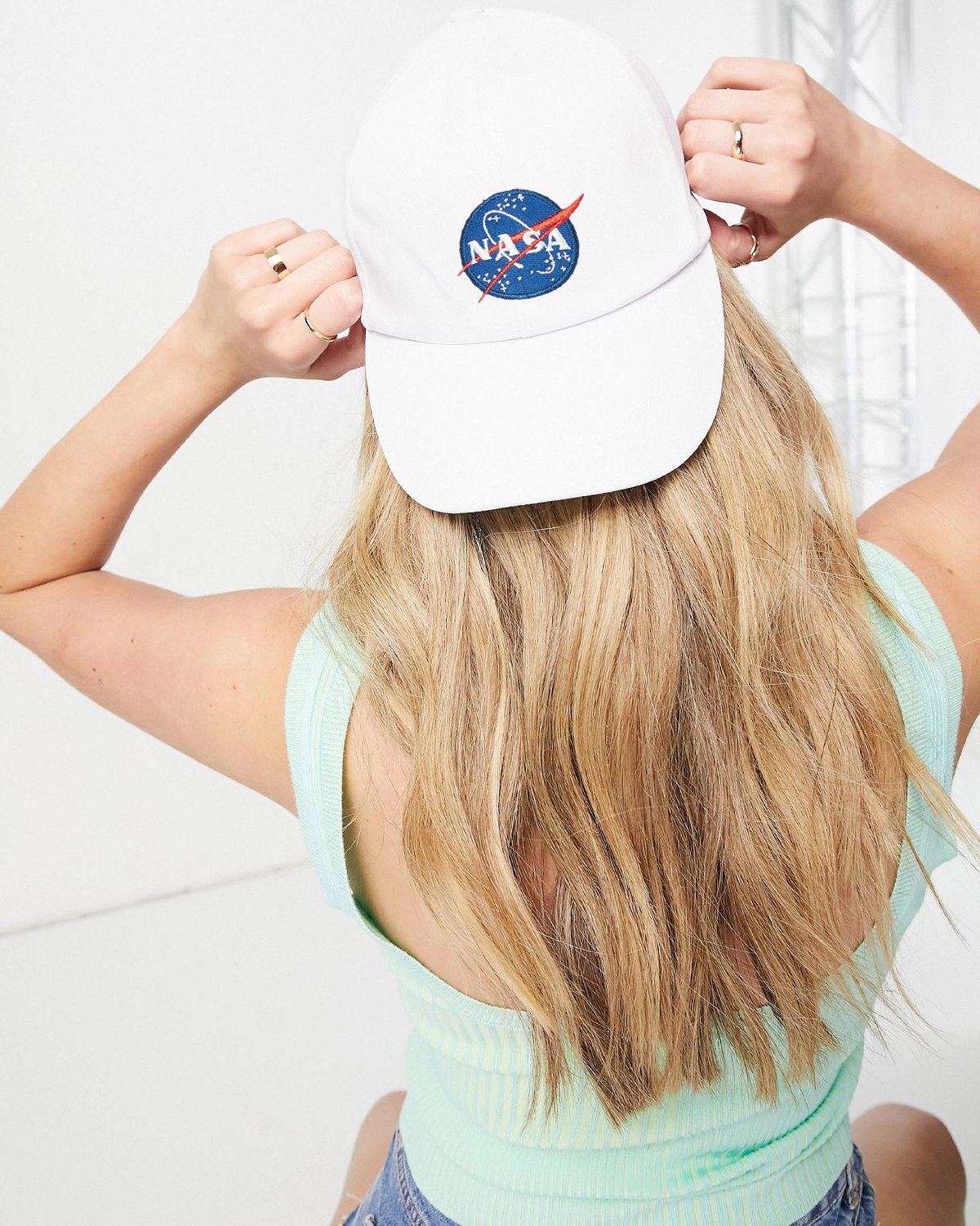 GORRA NASA - BLANCA
