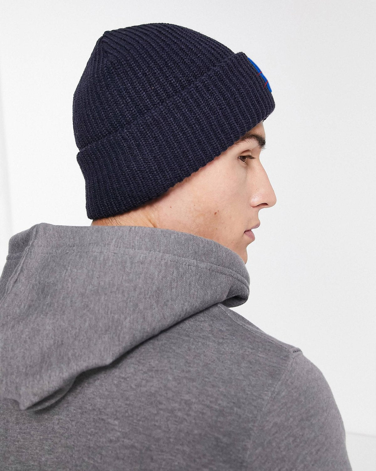 GORRO DE LANA NASA - AZUL