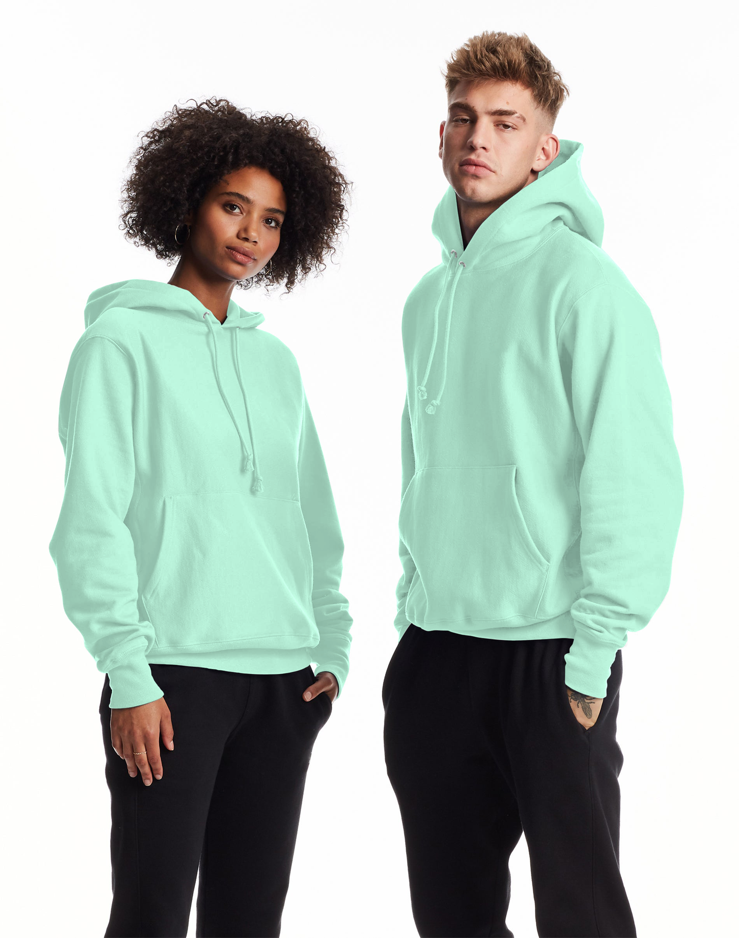 HOODIE VERDE AGUA