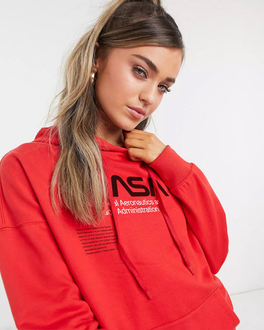 HOODIE NASA ROJO