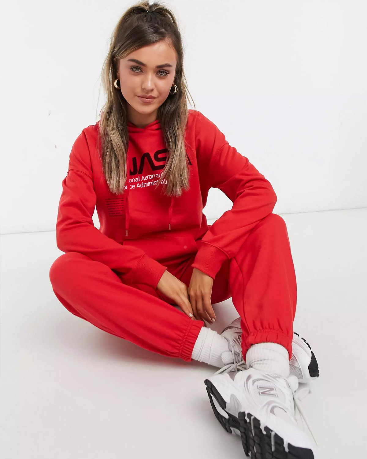 HOODIE NASA ROJO