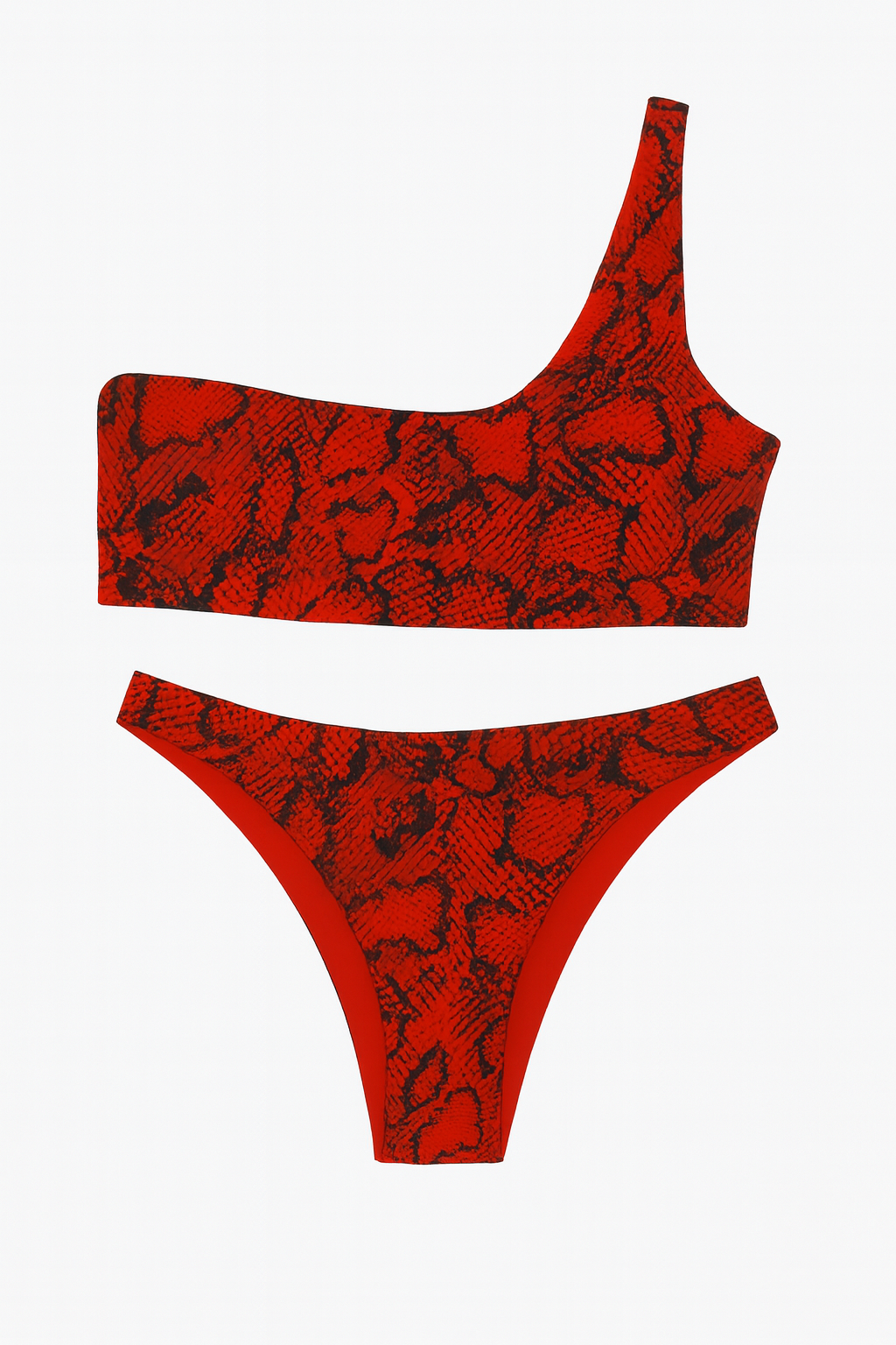 TERNO DE BAÑO BIKINI + TOP ROJO