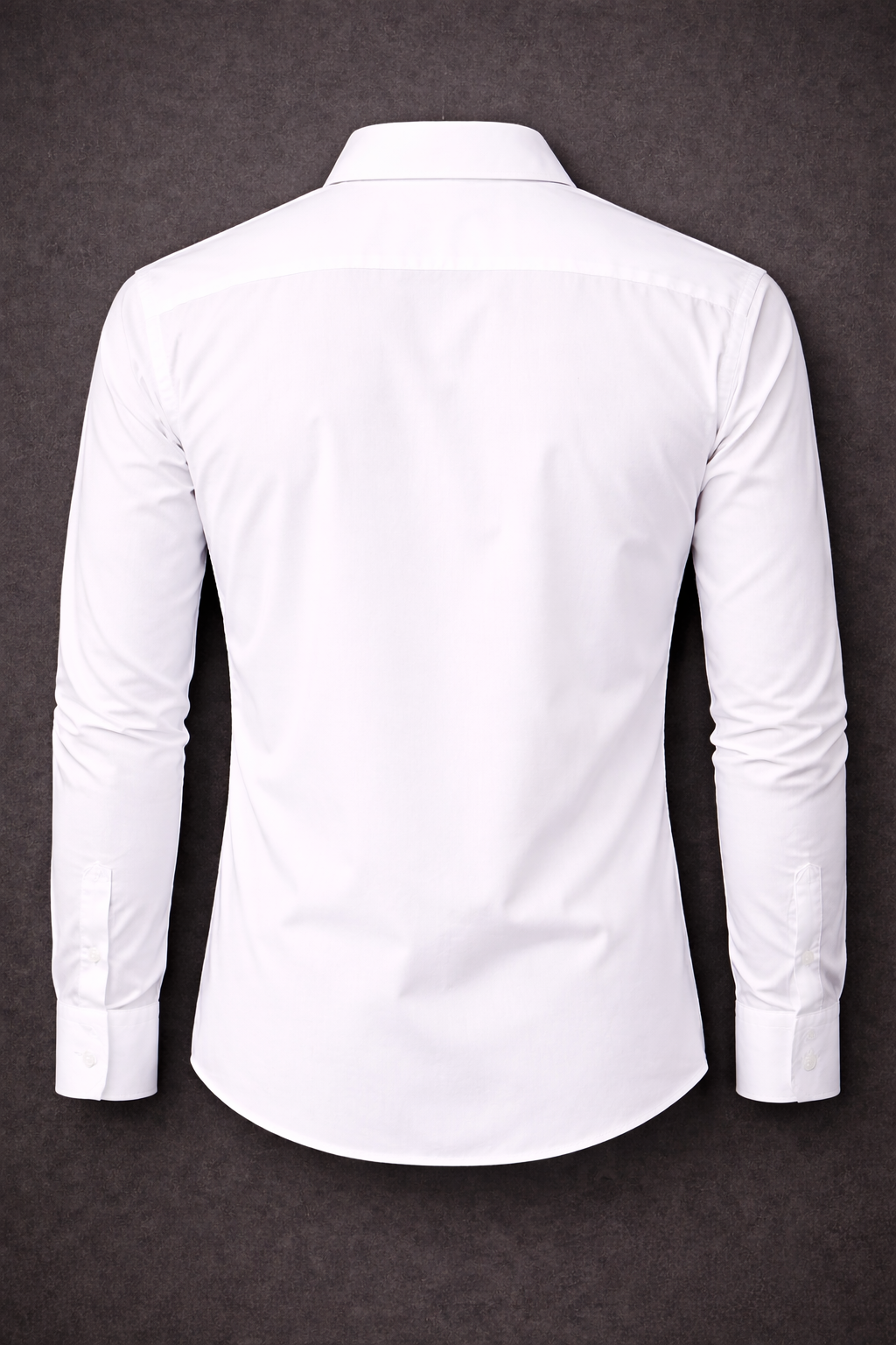 CAMISA BLANCA SLIM FIT MANGA LARGA JOHNNY COTTON