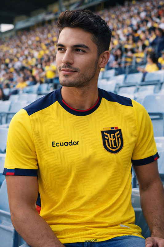 CAMISETA AMARILLA UNISEX SELECCIÓN ECUADOR