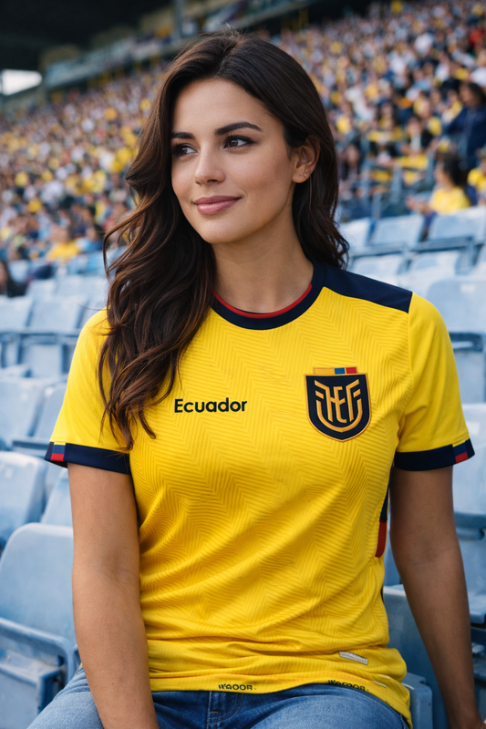 CAMISETA AMARILLA UNISEX SELECCIÓN ECUADOR