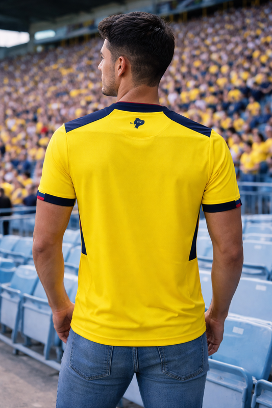 CAMISETA AMARILLA UNISEX SELECCIÓN ECUADOR