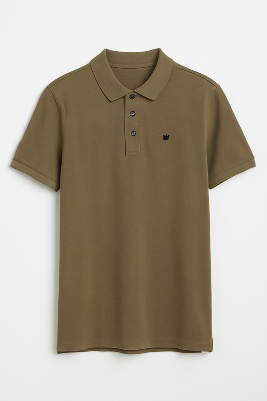 CAMISETA POLO LOGO CORONA