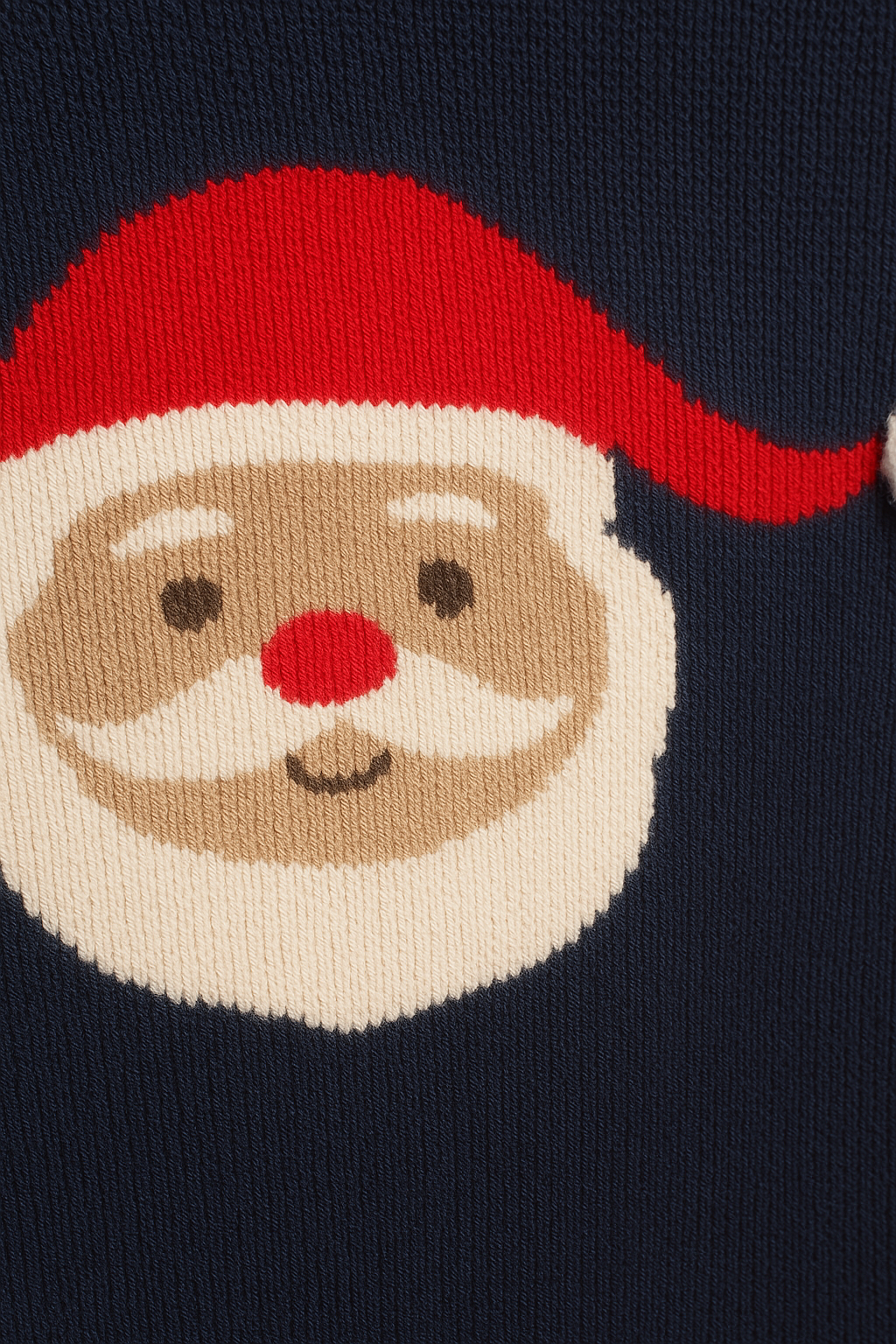 SACO NIÑO DE LANA NAVIDEÑO AZUL