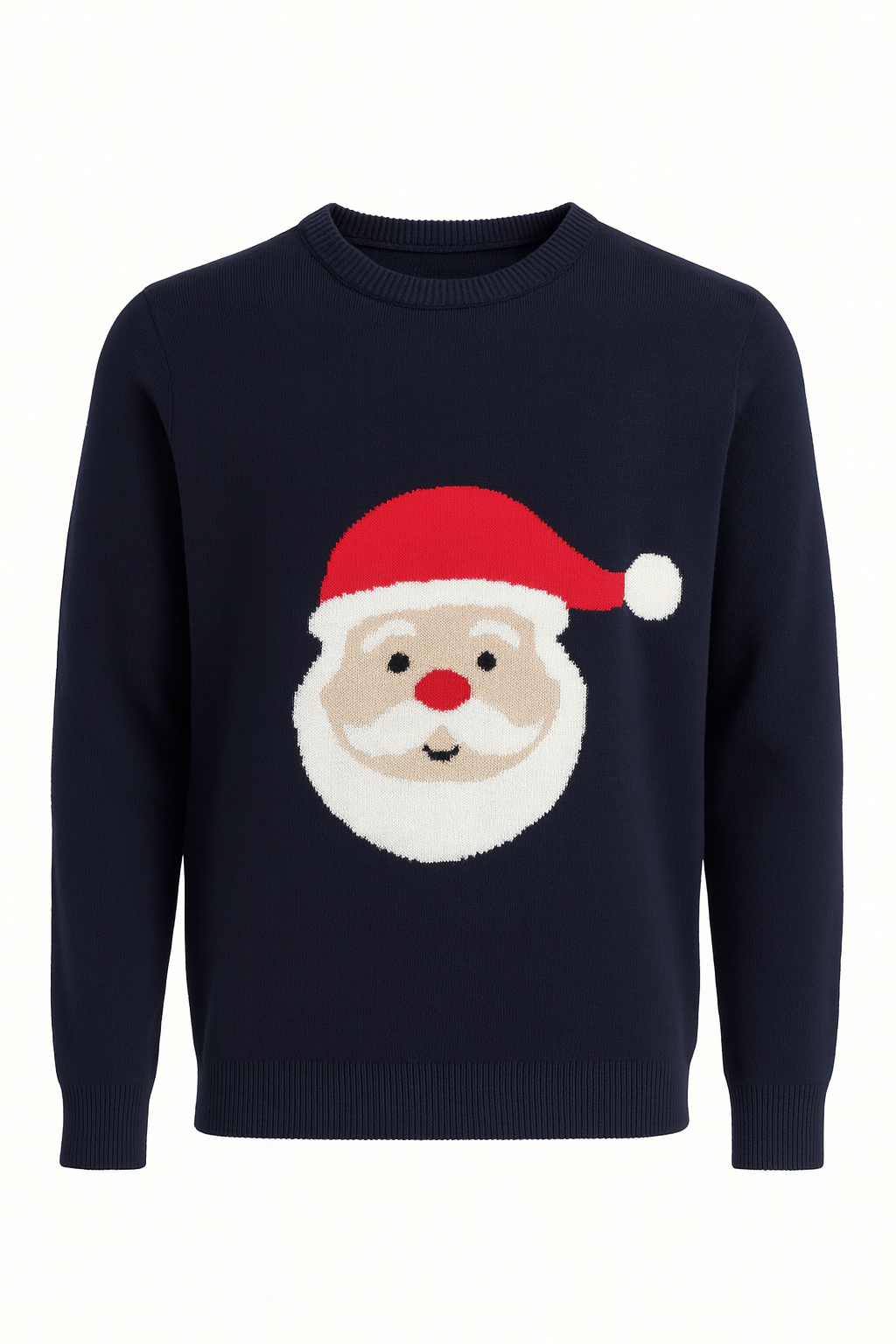 SACO NIÑO DE LANA NAVIDEÑO AZUL