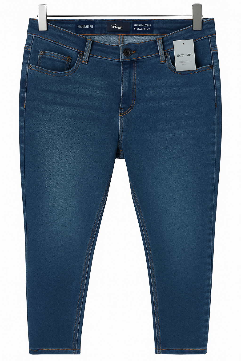 PANTALÓN JEAN HOMBRE AZUL OSCURO LLANO BASTA NORMAL