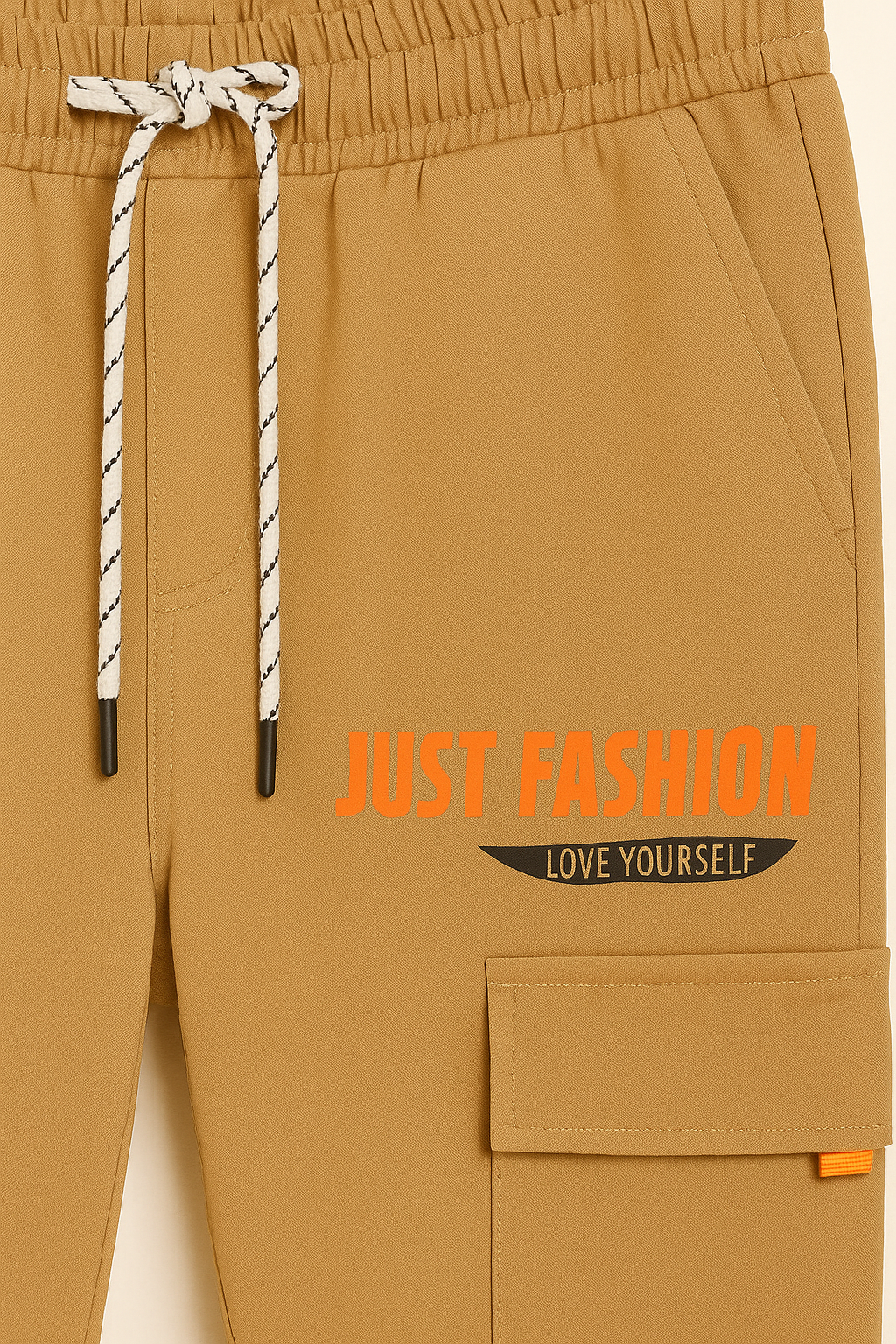 JOGGER CARGO NIÑO CON BOLSILLOS Y ESTAMPADOS URBANOS