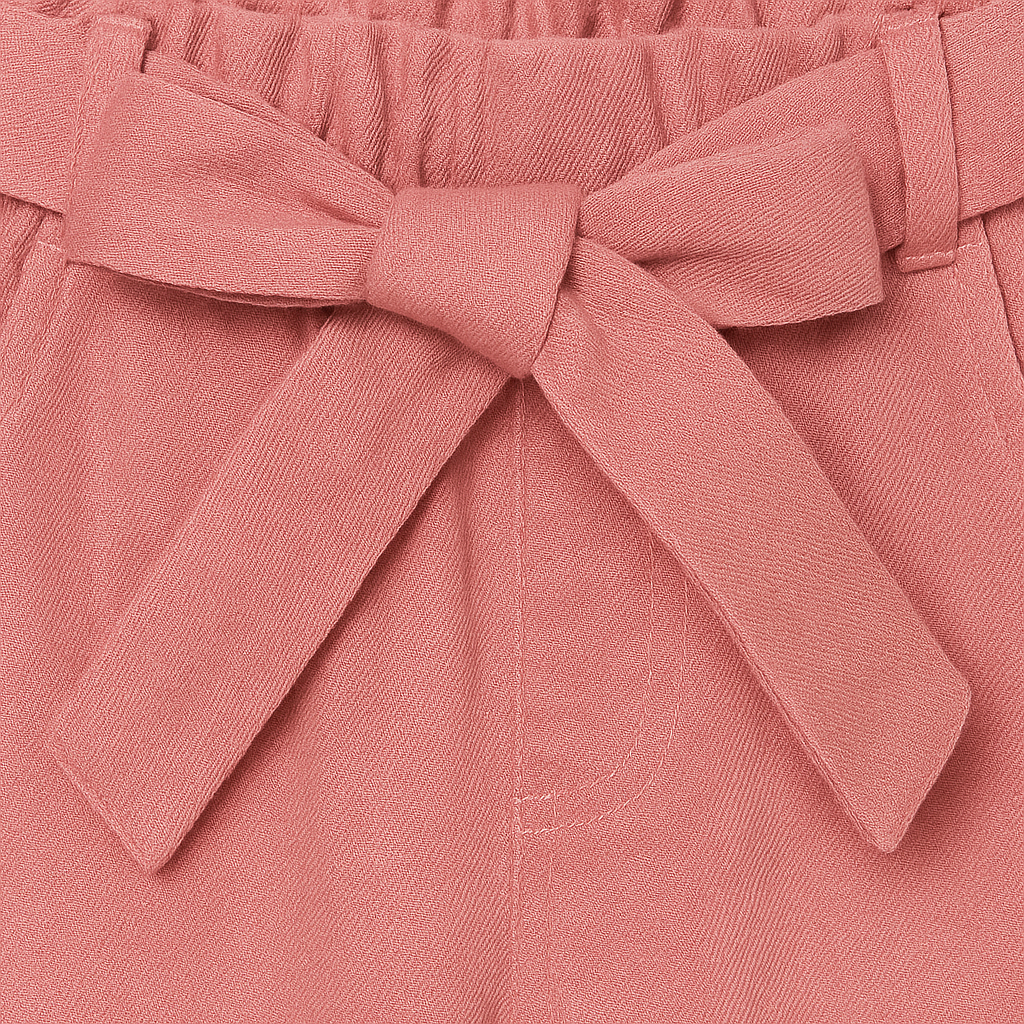 PANTALÓN NIÑA WIDE LEG CON CINTURÓN LAZO