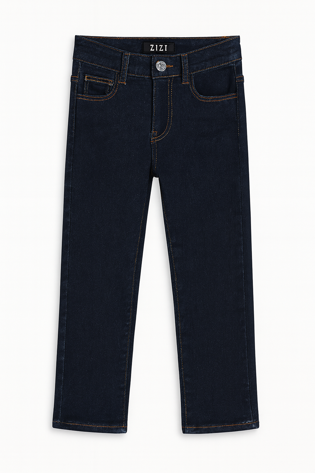 PANTALÓN JEAN ZIZI NIÑO RECTO AZUL OSCURO BÁSICO