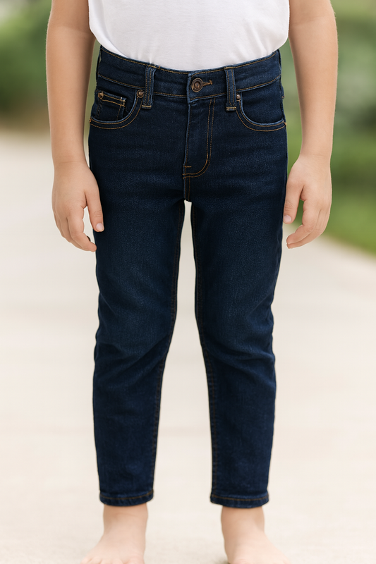 PANTALÓN JEAN NIÑO SLIM FIT AZUL
