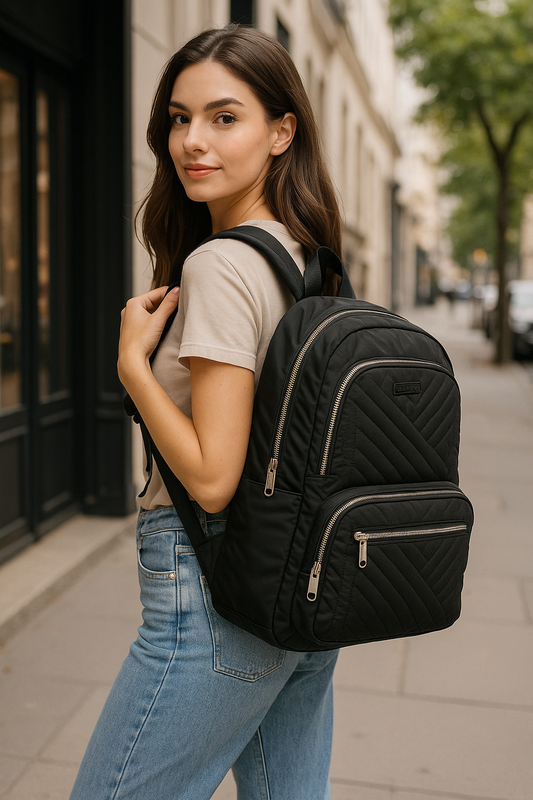 MOCHILA DAMA NEGRA BÁSICA