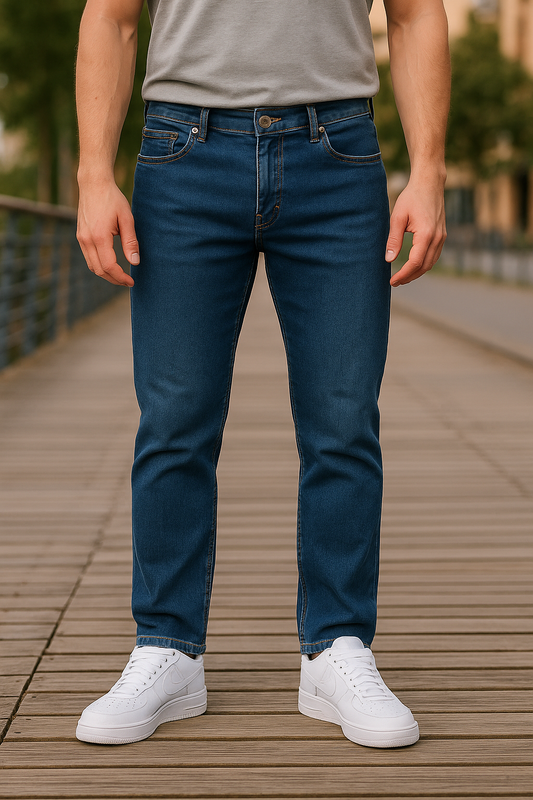 PANTALÓN JEAN SKINNY AZUL OSCURO