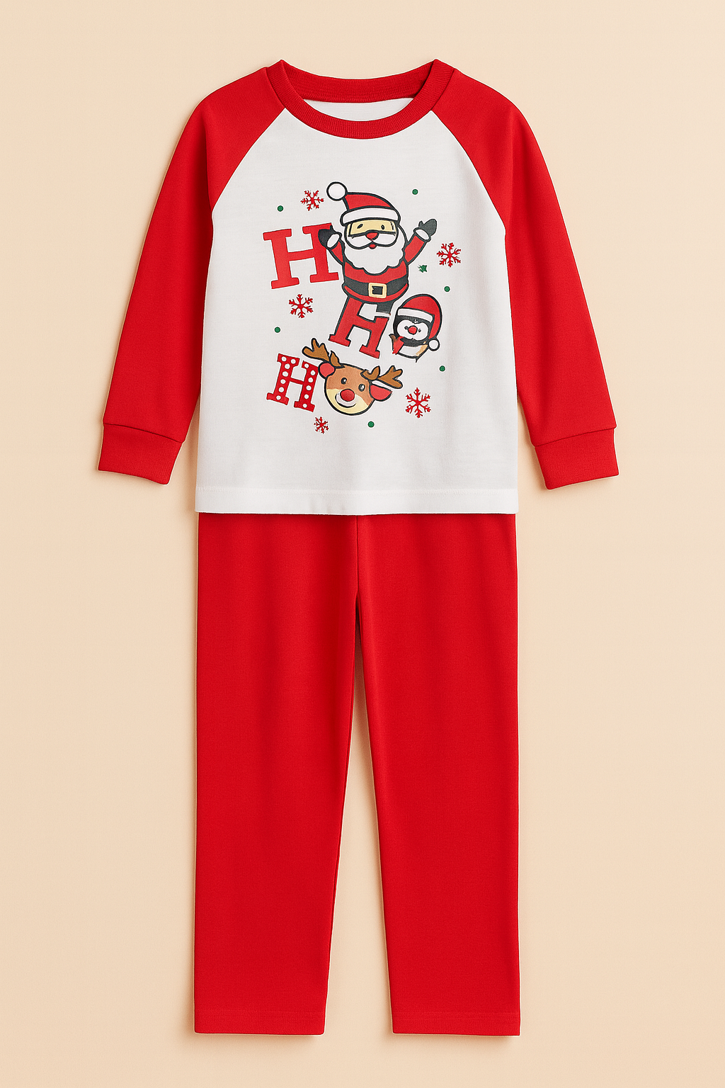 PIJAMA NAVIDEÑA DAMA ROJA