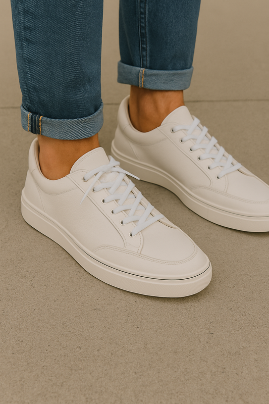 ZAPATO HOMBRE CADIPRI BLANCO CORDONES