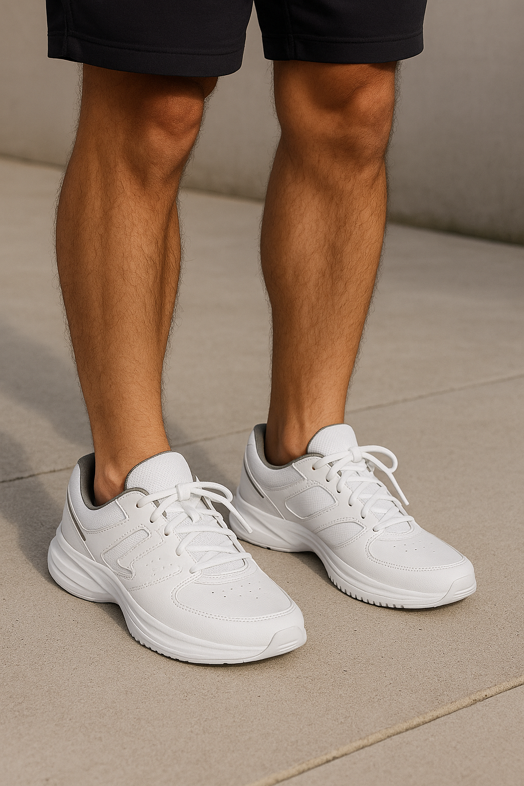 ZAPATO HOMBRE ORLANDO DEPORTIVO BLANCO DEATALLES GRIS CORDONES