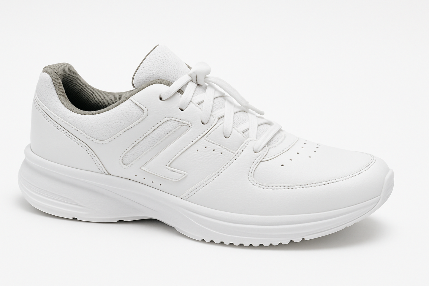 ZAPATO HOMBRE ORLANDO DEPORTIVO BLANCO DEATALLES GRIS CORDONES