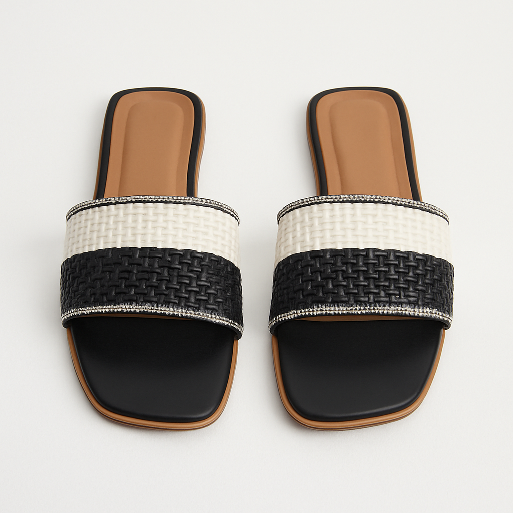 ZAPATO DAMA EN SANDALIA PLANA BANDA ANCHA