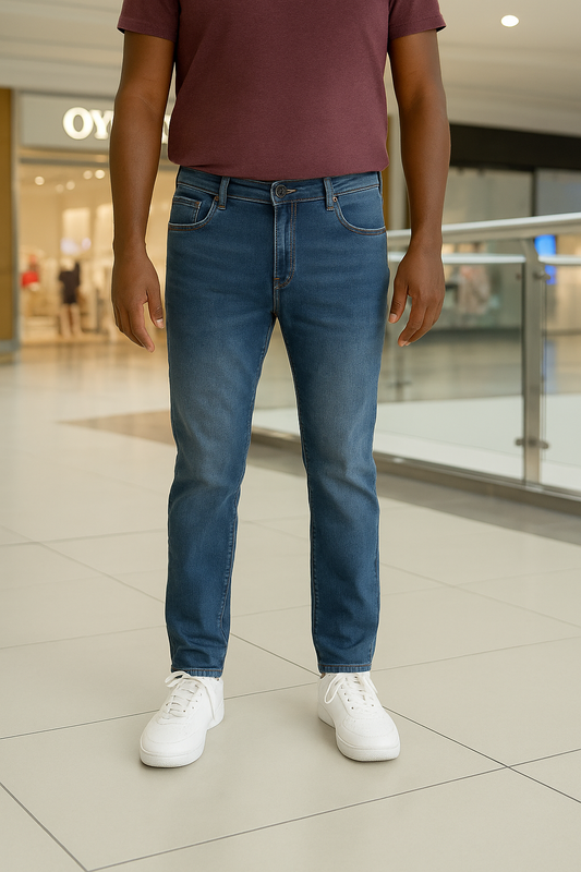 PANTALÓN JEAN SKINNY AZUL OSCURO
