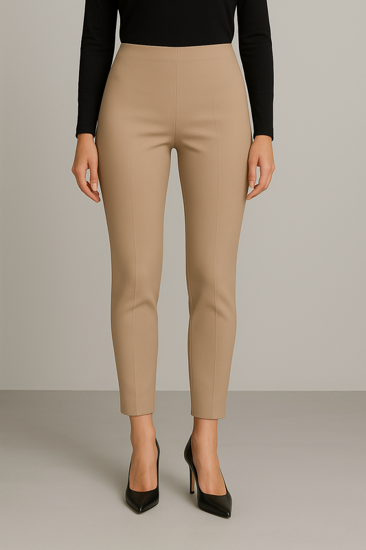 PANTALON DAMA SEMIFORMAL LICRADO PINZAS ABERTURA TOBILLO