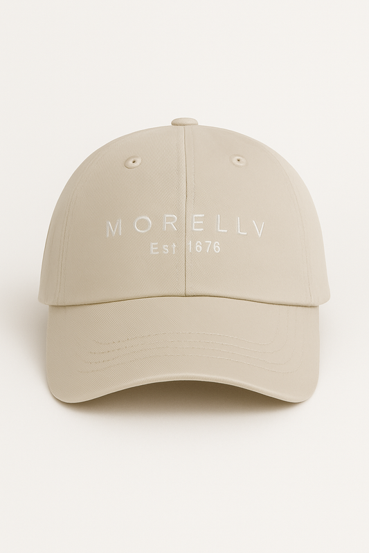 GORRA BEIGE CON LOGO FRONTAL MORELLI UNISEX