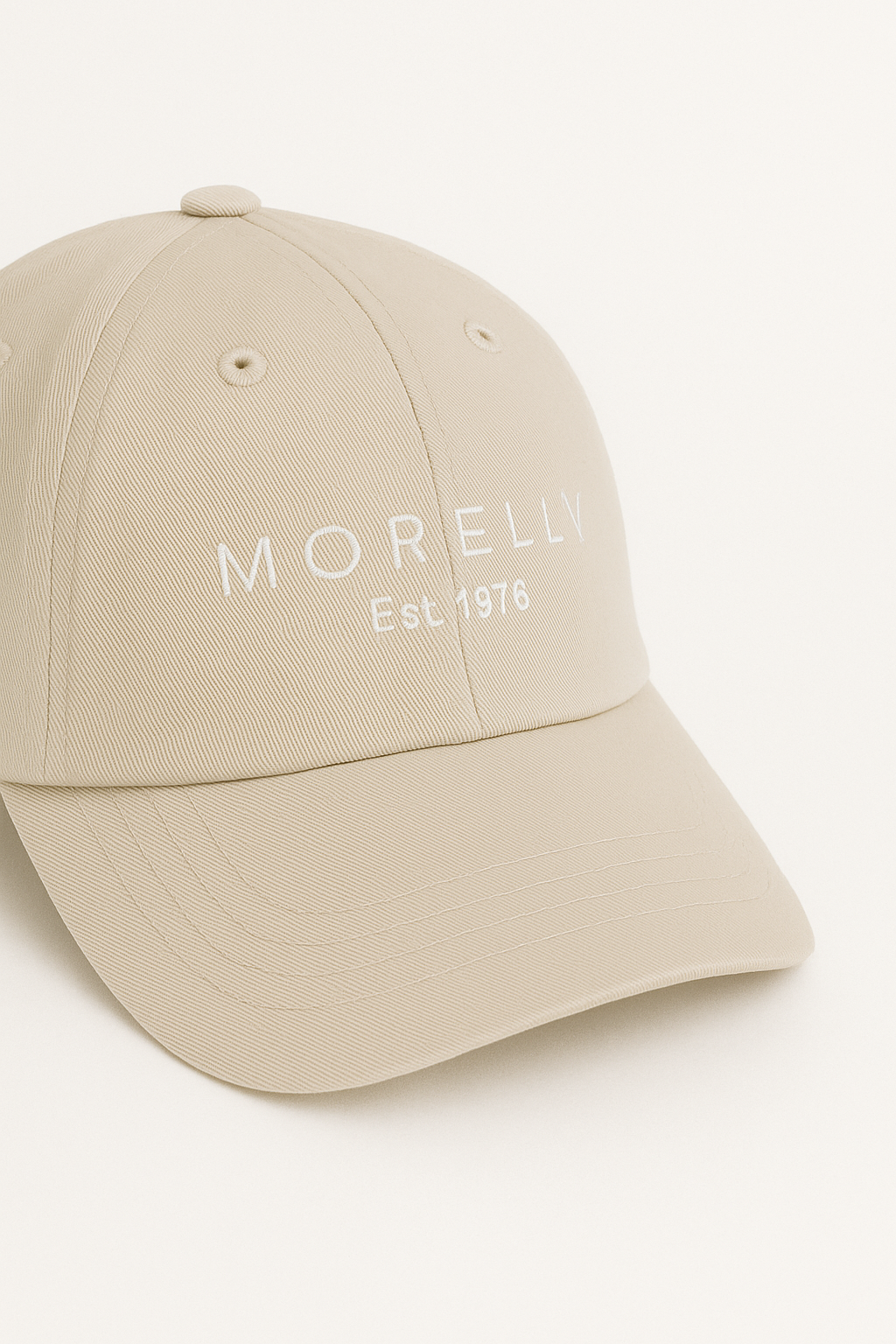 GORRA BEIGE CON LOGO FRONTAL MORELLI UNISEX
