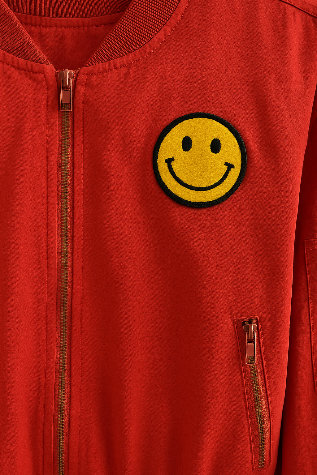 CHAQUETA DAMA ROJA CARITA FELIZ