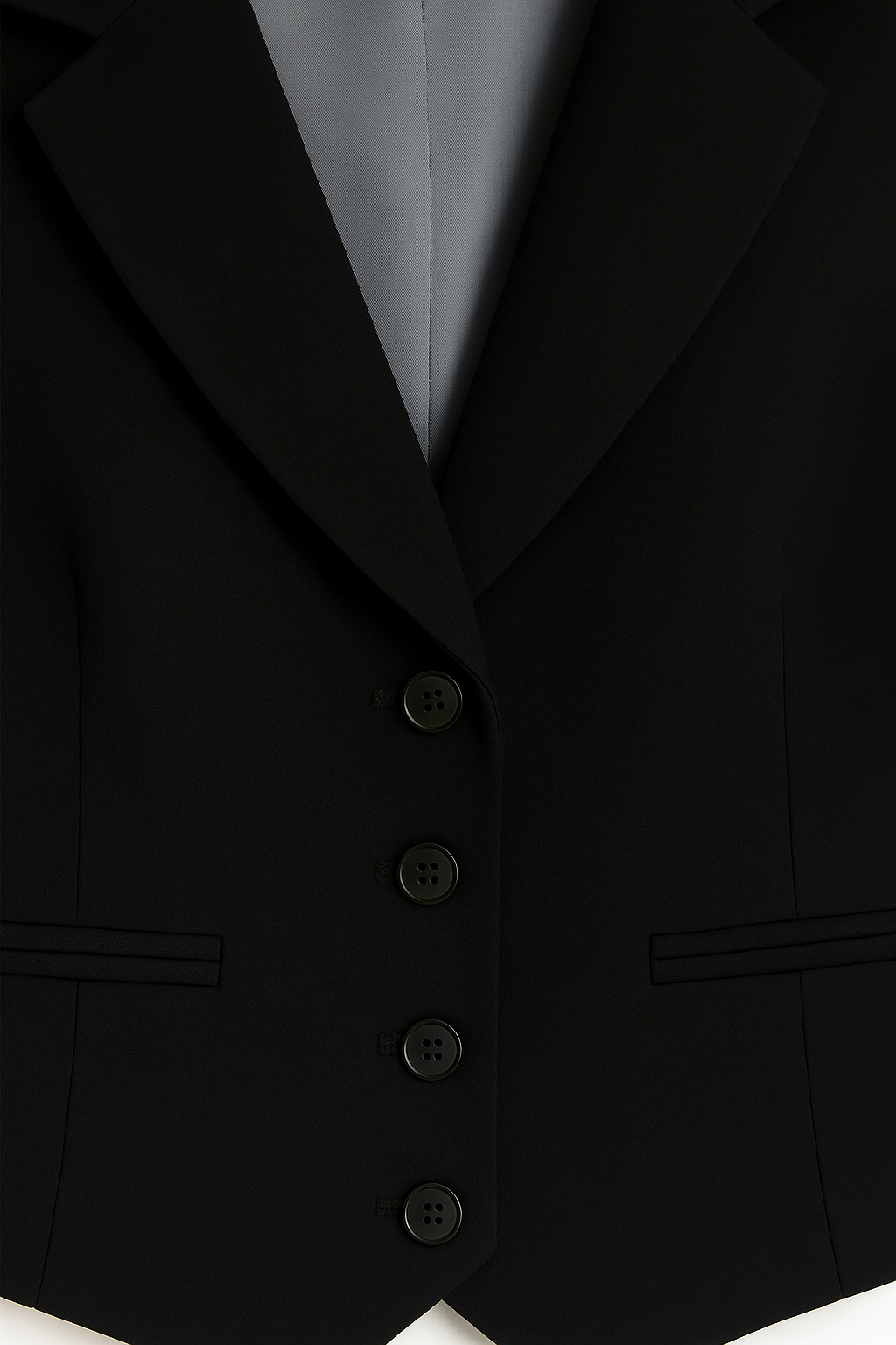 CHALECO DAMA NEGRO FORMAL