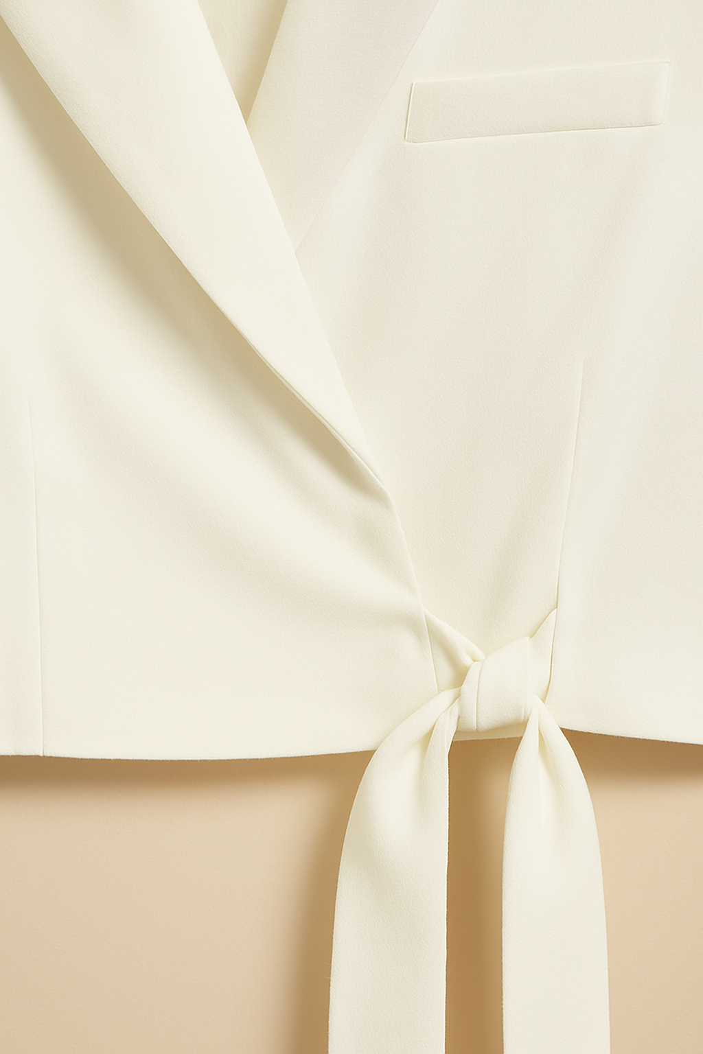 CHALECO DAMA BLANCO FORMAL