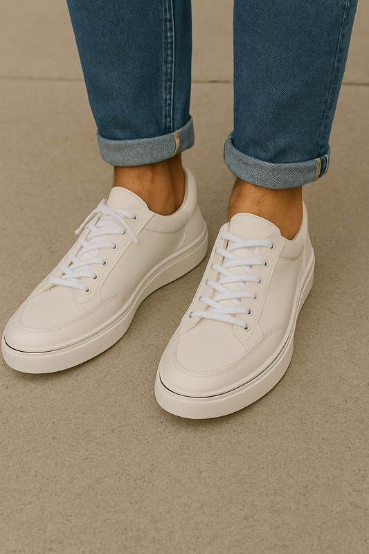 ZAPATO HOMBRE CADIPRI BLANCO CORDONES