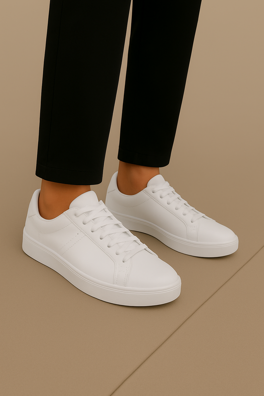 ZAPATO UNISEX ROMA DEPORTIVO BLANCO CORDONES