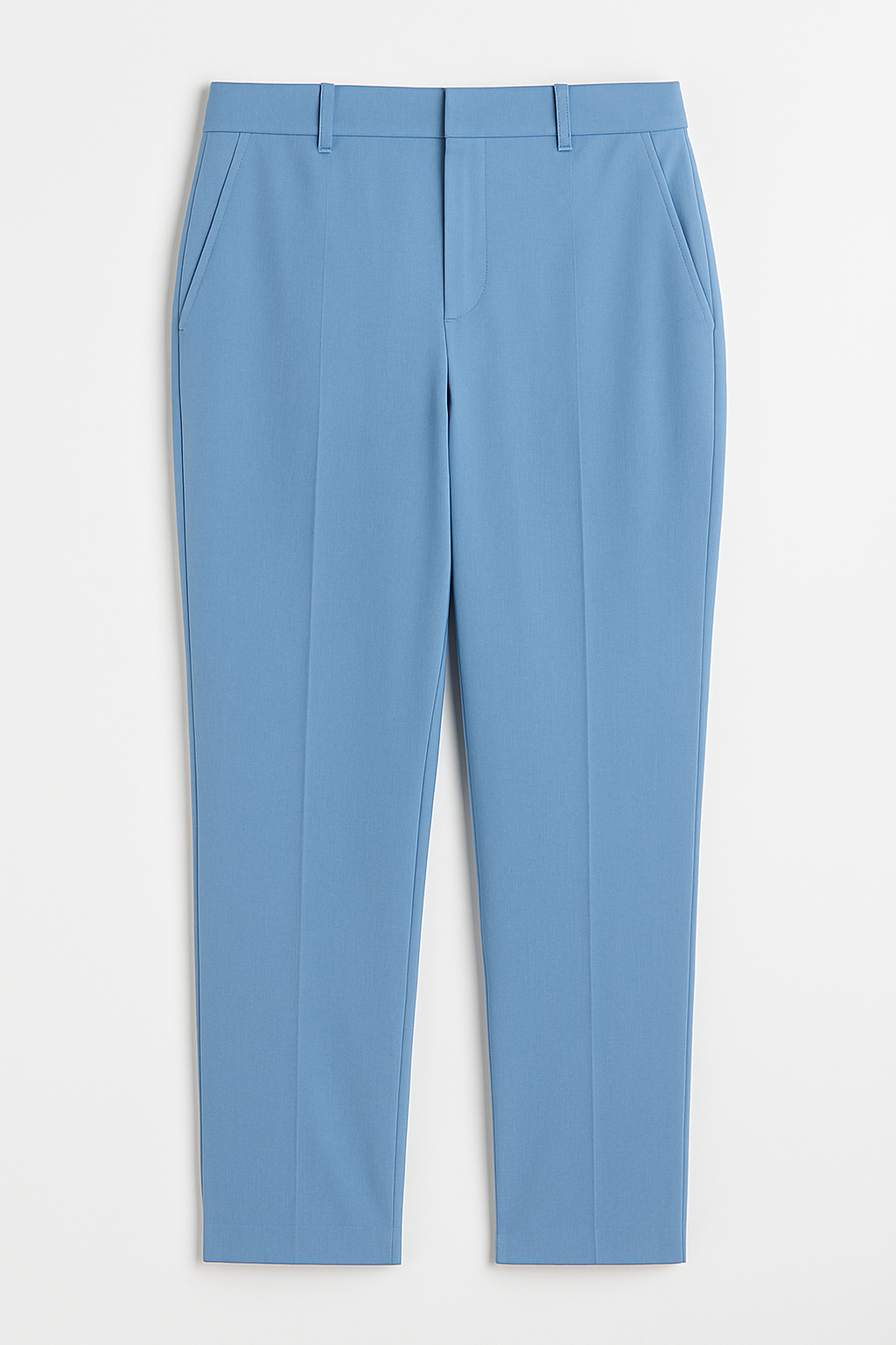 PANTALON DAMA FORMAL PLUS POLIESTER BOLSILLO LATERALES BASTA HASTA TOBILLO